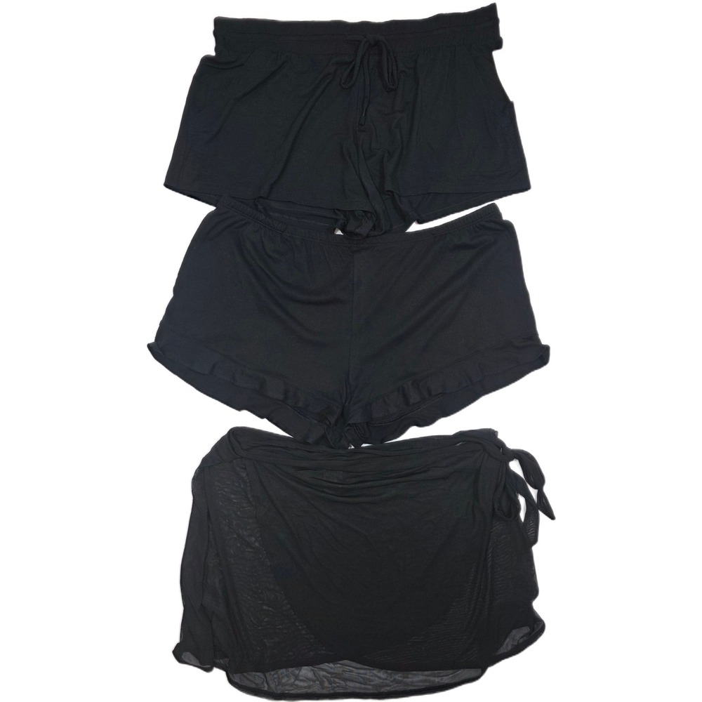 Sleepwear Bundle 4pc Size L/XL Stars Above Camis & Shorts + Mesh Coverup - Picture 6 of 9